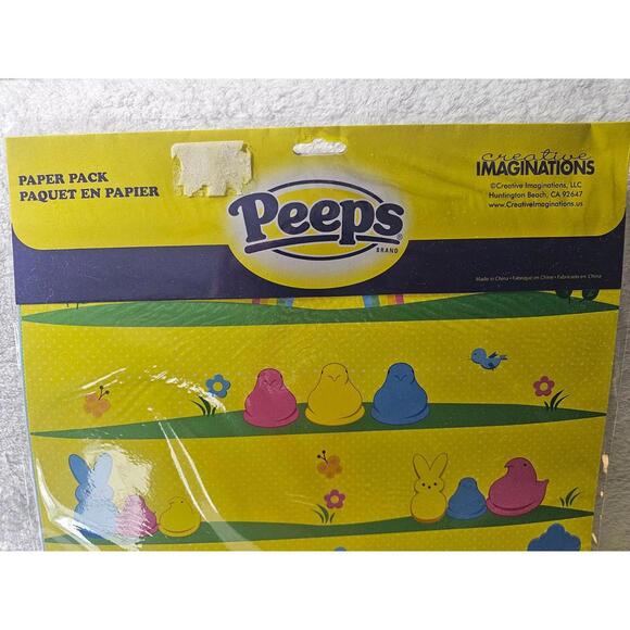 (Lot of 6) New Creative Imaginations Peeps Paper Pack 6 Pages Each 12.5" X 12" - Picture 5 of 12